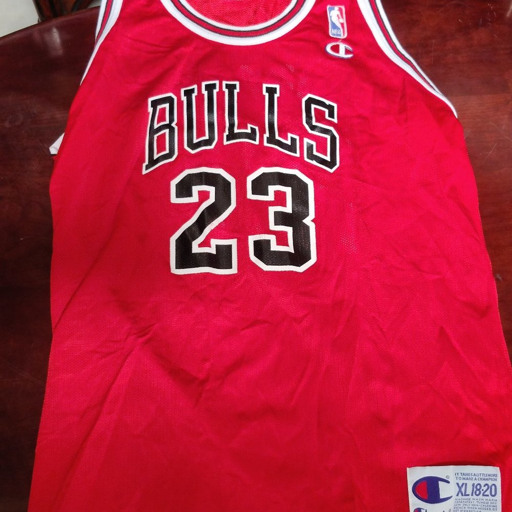 Michael Jordan Vintage Champion Bulls Jersey